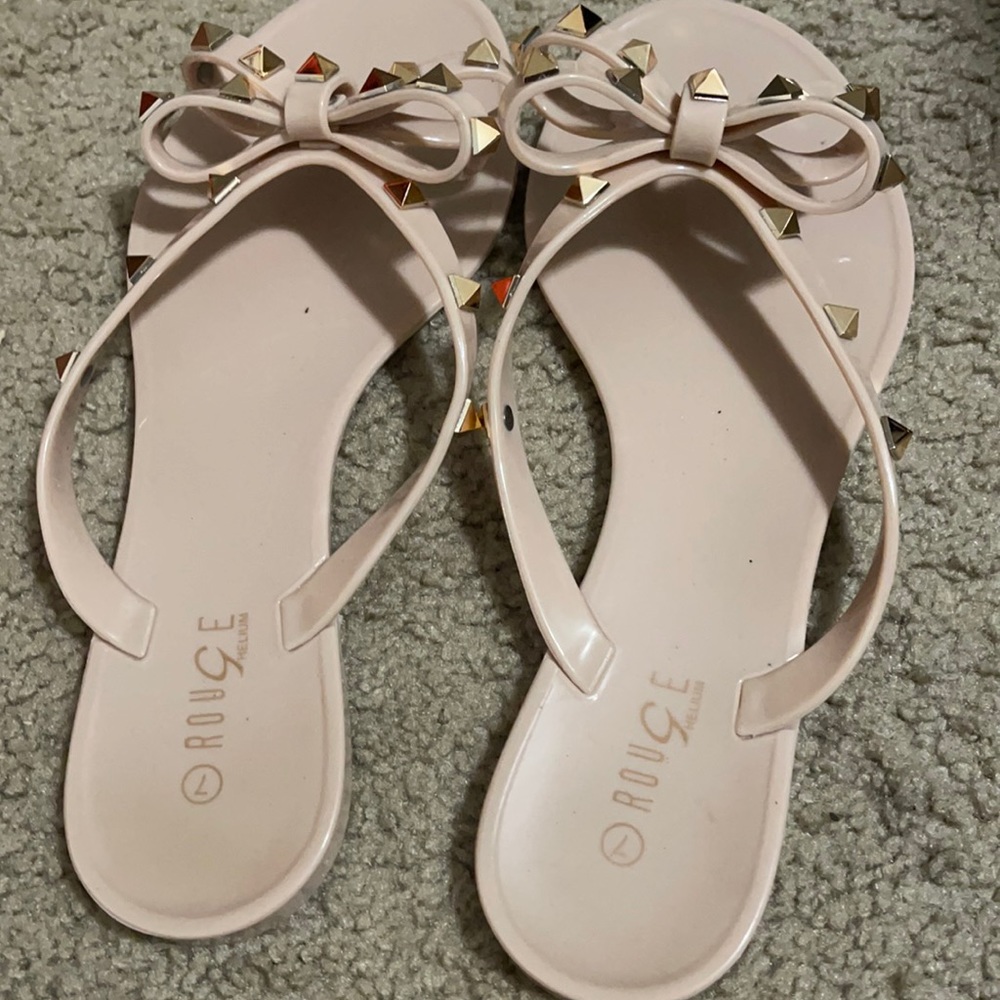 Jelly flip flops
